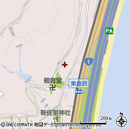 静岡県静岡市清水区由比東倉澤周辺の地図