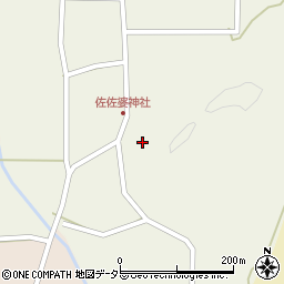 佐々波神社周辺の地図
