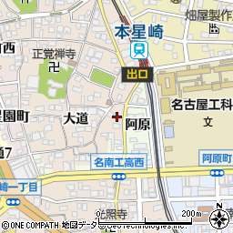 愛知県名古屋市南区本星崎町大道354周辺の地図