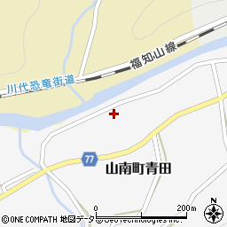 兵庫県丹波市山南町青田613周辺の地図