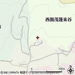 京都府京都市北区西賀茂蓬来谷周辺の地図