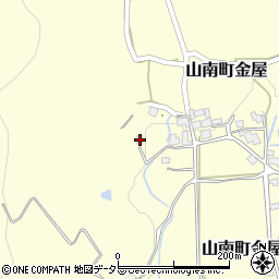 兵庫県丹波市山南町金屋410周辺の地図