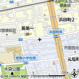 奥山サイクル商会周辺の地図