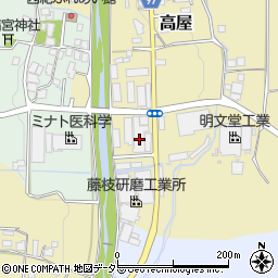 兵庫県丹波篠山市高屋186周辺の地図