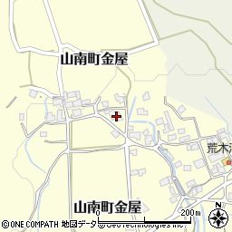 兵庫県丹波市山南町金屋507周辺の地図