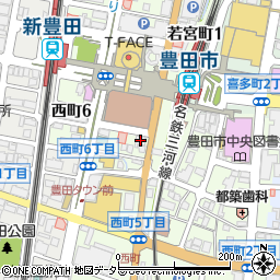 株式会社ミニテック　豊田店周辺の地図