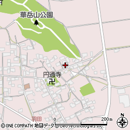滋賀県東近江市上羽田町616周辺の地図