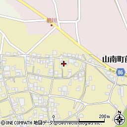 兵庫県丹波市山南町梶468周辺の地図