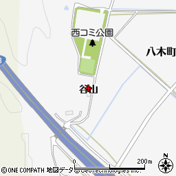 京都府南丹市八木町鳥羽谷山周辺の地図