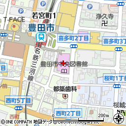 豊田参合館周辺の地図