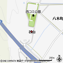 京都府南丹市八木町鳥羽（谷山）周辺の地図