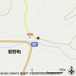 愛知県豊田市梨野町（立畑）周辺の地図