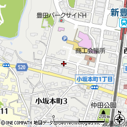 愛知県豊田市小坂本町1丁目51周辺の地図