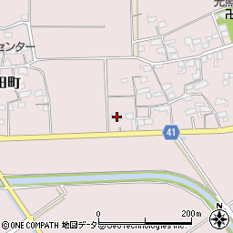 滋賀県東近江市上羽田町1981周辺の地図