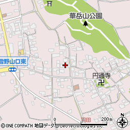 滋賀県東近江市上羽田町657周辺の地図