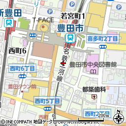 亜熱帯 豊田駅前店周辺の地図