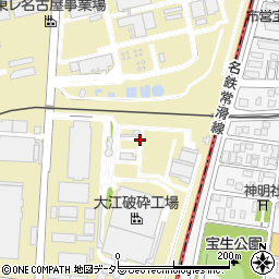 愛知県名古屋市港区本星崎町周辺の地図