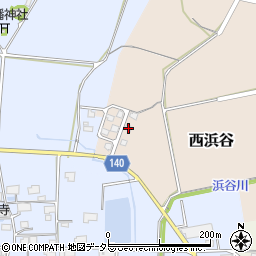 兵庫県丹波篠山市西浜谷422-8周辺の地図