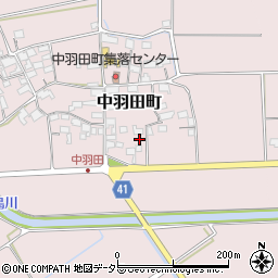 滋賀県東近江市中羽田町336周辺の地図