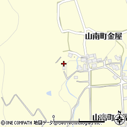 兵庫県丹波市山南町金屋408周辺の地図