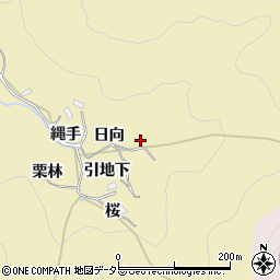 愛知県豊田市上佐切町（森腰）周辺の地図