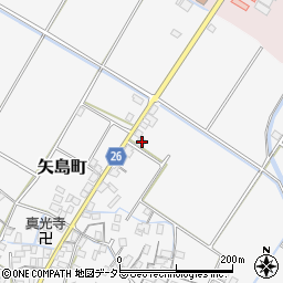 滋賀県守山市矢島町3596-1周辺の地図