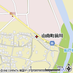 兵庫県丹波市山南町梶94-2周辺の地図