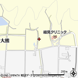 兵庫県丹波篠山市大熊周辺の地図