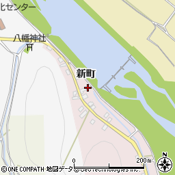 京都府南丹市八木町八木嶋新町周辺の地図