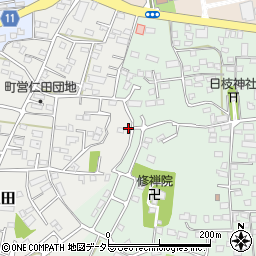 静岡県田方郡函南町仁田717周辺の地図