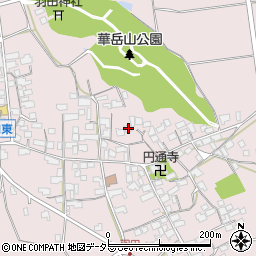 滋賀県東近江市上羽田町642周辺の地図