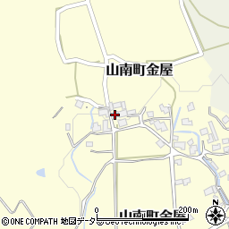 兵庫県丹波市山南町金屋467周辺の地図