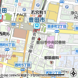 焼鳥屋 鳥貴族 豊田市駅東口店（愛知県）周辺の地図