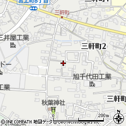 愛知県豊田市三軒町2丁目40-20周辺の地図