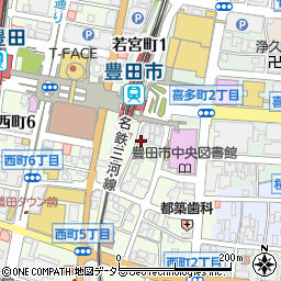 鳥貴族 豊田市駅東口店周辺の地図
