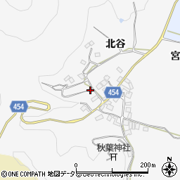 京都府南丹市八木町池ノ内北谷35-1周辺の地図