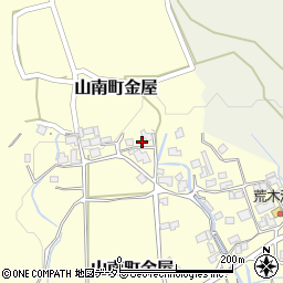 兵庫県丹波市山南町金屋505周辺の地図