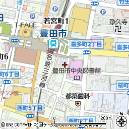 三井住友銀行豊田支店周辺の地図
