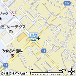 桑名三重信用金庫員弁支店周辺の地図