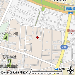 愛知県みよし市三好町弥栄48-6周辺の地図