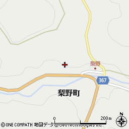 愛知県豊田市梨野町（横畑）周辺の地図