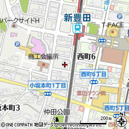 愛知県豊田市小坂本町1丁目11周辺の地図