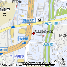 シェ・イリエ　函南店周辺の地図