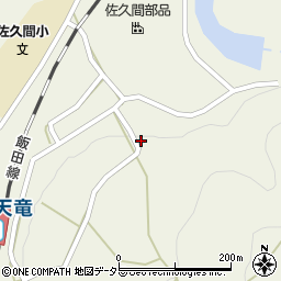 静岡県浜松市天竜区佐久間町半場408周辺の地図