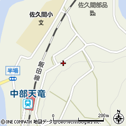静岡県浜松市天竜区佐久間町半場219周辺の地図