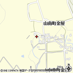 兵庫県丹波市山南町金屋404-4周辺の地図