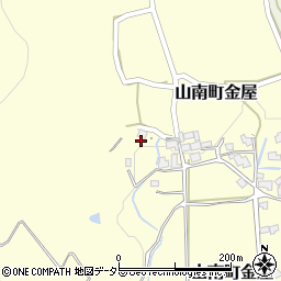 兵庫県丹波市山南町金屋406周辺の地図