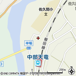 静岡県浜松市天竜区佐久間町半場43周辺の地図