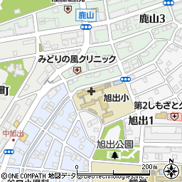 名古屋市立旭出小学校周辺の地図