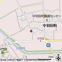 滋賀県東近江市中羽田町283周辺の地図